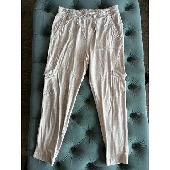 Banana Republic Cargo Jogger Track Pants Athletic Lounge Style Womens sz Medium - Picture 2 of 8